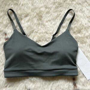 H&M Move Dark Gray Green Sports Bra